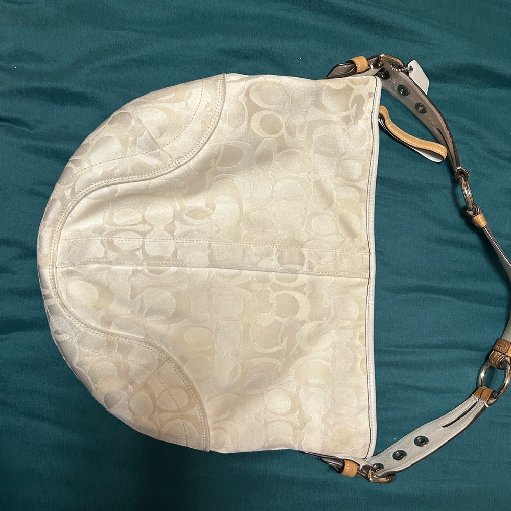 Coach Ivory Hobo Bag